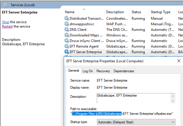 Awe Tasks Fail To Execute When Run Via Event Rules When Eft Service Is Running As A Domain Account